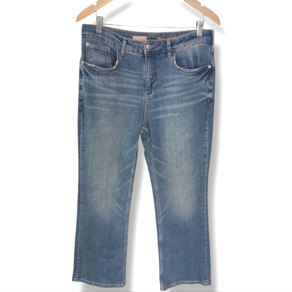 Anthropologie Pilcro Straight Leg Jeans Size 31 $148 - Picture 2 of 7